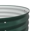 vidaXL Puutarhan Korotettu Kukkalaatikko Vihreä 400 x 80 x 44 cm Teräs