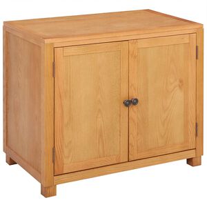 vidaXL Kaappi s&auml;ilytystilassa ovella Ruskea 78 x 50 x 70 cm M&auml;ntypuu