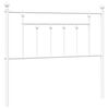 vidaXL Metallinen vaihtop&auml;&auml;ty valkoinen 100 cm
