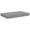 vidaXL Kelluvat sein&auml;hyllyt 4 kpl harmaa 40x23x3,8 cm MDF