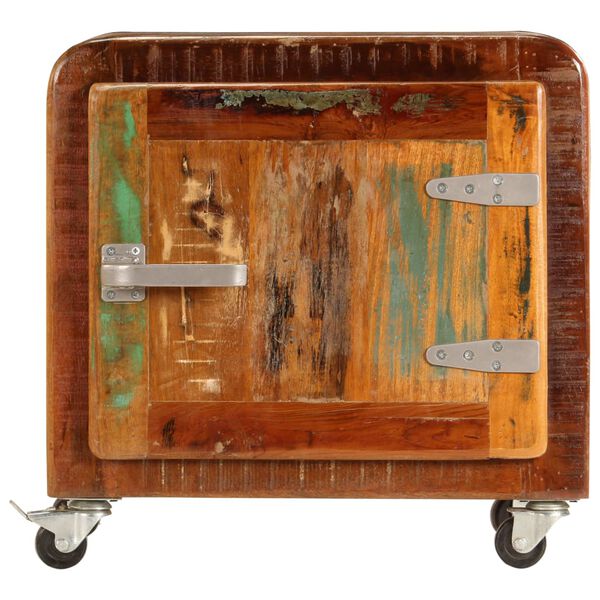 vidaXL Yöpöytä 50x30x50 cm täysi kierrätetty puu