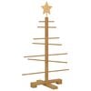 vidaXL Puinen Joulukuusi Ruskea 75 cm Bambu