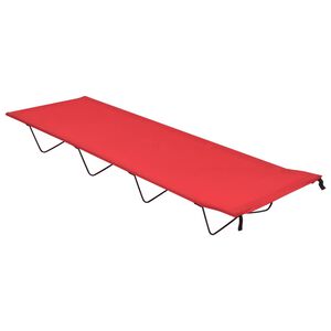 vidaXL Retkis&auml;nky 180x60x19 cm Oxford-kangas ja ter&auml;s punainen