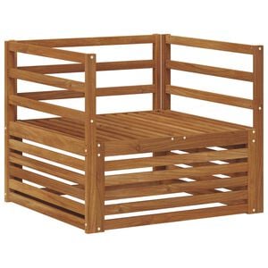 vidaXL 2 Kappale Ulkosohva Luonnollinen