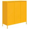 vidaXL Highboard Sinapinkeltainen 101,5x39x103,5 cm Ter&auml;s