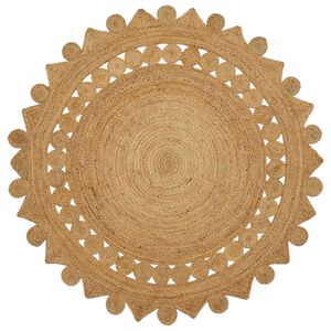 vidaXL Matto Ruskea &Oslash; 180 cm Juutti