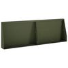 vidaXL Pato 2 kpl 60 x 12 x 30 cm Ter&auml;s Oliivinvihre&auml;
