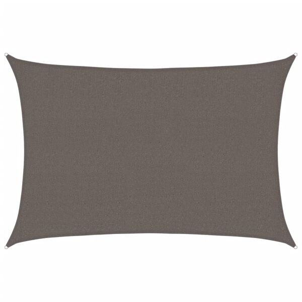 vidaXL Aurinkopurje 160 g/m² antrasiitti 2,5x3,5 m HDPE