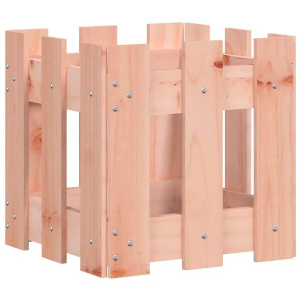 vidaXL Kukkalaatikko aitamuotoilu 30x30x30 cm t&auml;ysi Douglaskuusi