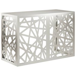vidaXL Ilmastointilaitteen suoja Hopea 90 x 40 x 60 cm