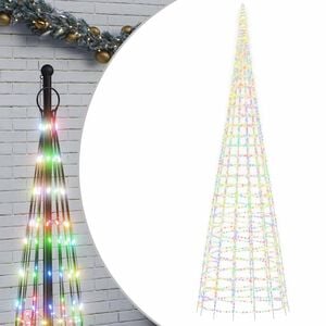 vidaXL LED joulukuusi 3000 v&auml;rik&auml;st&auml; LED-valoa 800 cm
