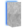 vidaXL TV-sein&auml;kaappi LED-valoilla betoninharmaa 30,5x35x70 cm