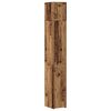 vidaXL S&auml;ilytyskaappi 3 pcs Vanha puu 30 x 42,5 x 225 cm