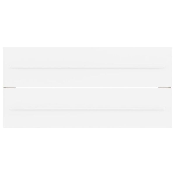 vidaXL Allaskaappi valkoinen 100x38,5x48 cm tekninen puu