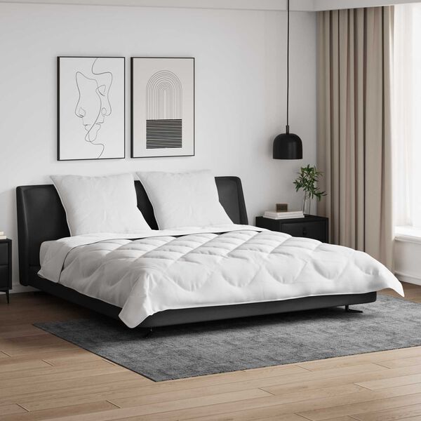 vidaXL Peitto tyynyllä 3 pcs Valkoinen Mikrokuitu