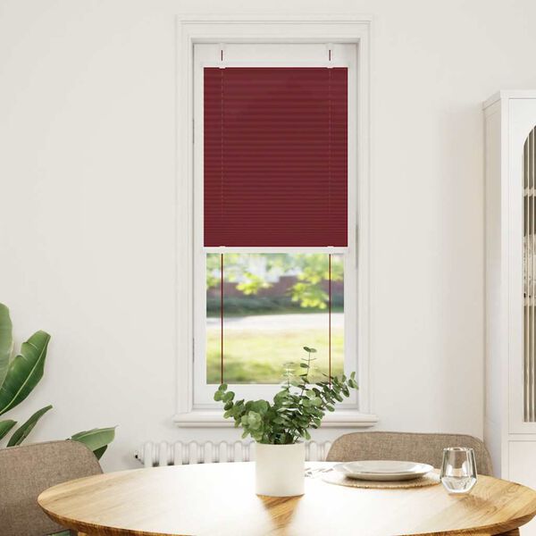 vidaXL laskostettu blind Bordeaux Red 40x150 cm Kankaan leveys