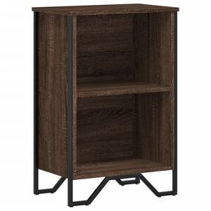 vidaXL Kirjahylly ruskea tammi 50x31x74,5 cm tekninen puu