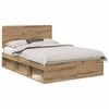 vidaXL S&auml;ngyn runko Taidekoivu 5FT King Size Massiivinen m&auml;nty