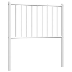 vidaXL Metallinen vaihtop&auml;&auml;ty valkoinen 75 cm