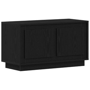 vidaXL TV-kaappi 80 x 35 x 45 cm Musta tammi Tekninen puu