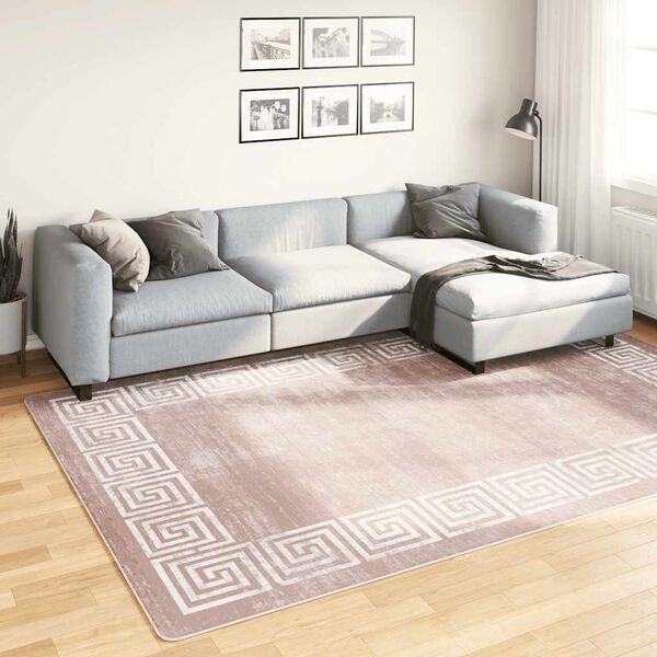 vidaXL Matto pest&auml;v&auml; 190x300 cm beige