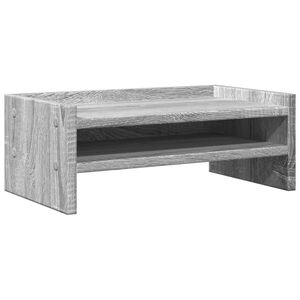 vidaXL N&auml;ytt&ouml;teline harmaa Sonoma 42x24x16 cm tekninen puu