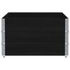 vidaXL Kukkalaatikko musta 150x100 cm t&auml;ysi m&auml;nty
