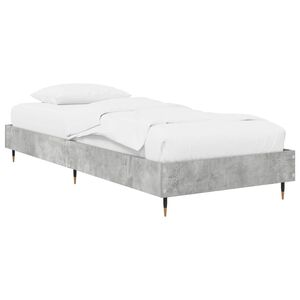 vidaXL S&auml;ngyn runko Betoninharmaa 80 x 200 cm Tekninen puu