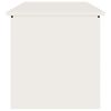 vidaXL Ulkos&auml;ilytyslaatikko Valkoinen 80 x 50,5 x 50 cm Ter&auml;s