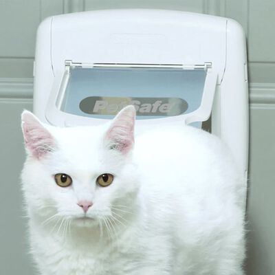 PetSafe Magneettinen 4-suuntainen kissanluukku Deluxe 400 valkoinen