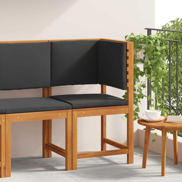 vidaXL Puutarhan Tuoli Ruskea 50 x 50 x 91cm Täysi Akaasiapuu