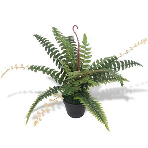 vidaXL Tekokasvi ruukulla saniainen 50 cm vihre&auml;