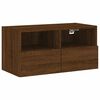 vidaXL TV-sein&auml;kaappi ruskea tammi 60x30x30 cm tekninen puu