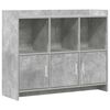 vidaXL Sivup&ouml;yt&auml; Betoninharmaa 98,5 x 33 x 80 cm Tekninen puu
