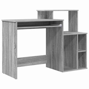 vidaXL P&ouml;yt&auml; Harmaa Sonoma 120,5 x 44 x 88,5 cm Tekninen puu