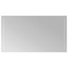 vidaXL LED kylpyhuonemirror L&auml;pin&auml;kyv&auml; 90 x 50 cm karkaistu lasi