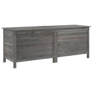 vidaXL Ulkos&auml;ilytyslaatikko antrasiitti 150x50x56,5 cm t&auml;ysi kuusi