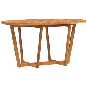 vidaXL Puutarharuokap&ouml;yt&auml; soikea 150x90x75 cm t&auml;yspuu akaasia