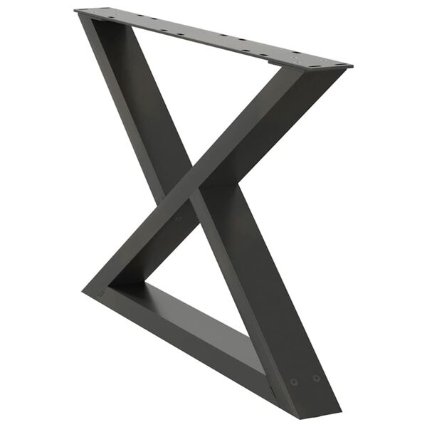 vidaXL Sohvap&ouml;yd&auml;n jalat 2 kpl antrasiitti 70x(42-43,3) cm ter&auml;s