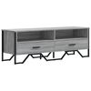 vidaXL TV-taso harmaa Sonoma 122x34x41 cm tekninen puu