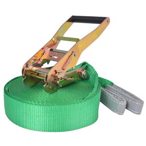 vidaXL Slackline/tasapainoliina 15m x 50mm 150 kg Vihre&auml;