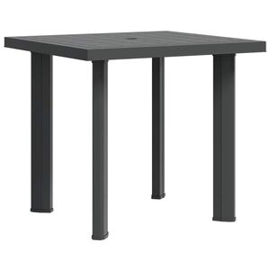 vidaXL Puutarhap&ouml;yt&auml; antrasiitti 80x75x72 cm muovi