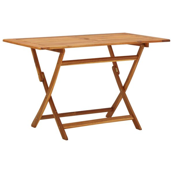 vidaXL 5-osainen Ulkoruokailuryhm&auml; t&auml;ysi akaasiapuu