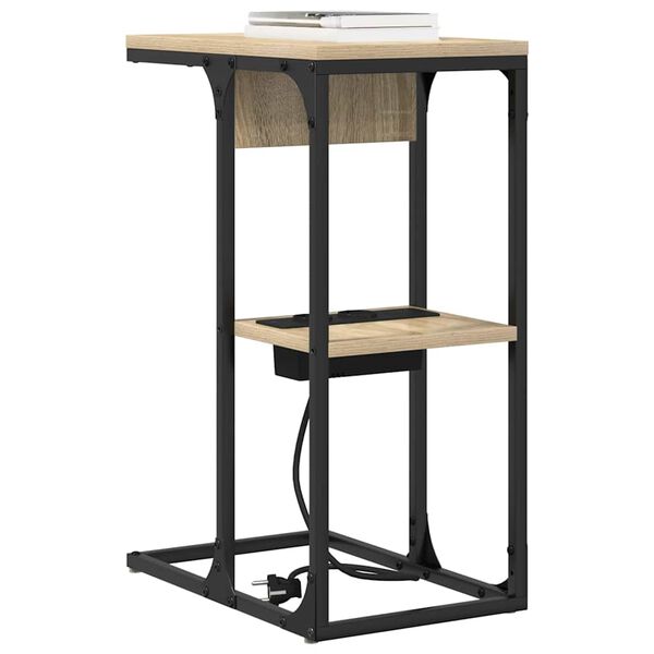 vidaXL Y&ouml;p&ouml;yt&auml;kaappi Sonoman tammi 41,5 x 26 x 60,5 cm Tekninen puu