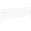 vidaXL Puutarha-aita, jossa on paalut 24 pcs 115 x 30 cm Mesh Hopea