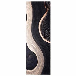 vidaXL Keitti&ouml;matto Musta 180 x 60 cm Sametti