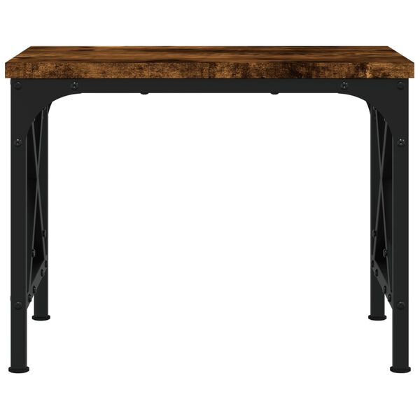 vidaXL Tulostinteline savutammi 40x30x31 cm tekninen puu