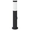 vidaXL Pollarivalaisin pistorasialla 50 cm ruostumaton ter&auml;s IP44
