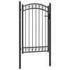 vidaXL Aitaportit EMMEN 104 x 106 cm Lukittava Jauhemaalattu ter&auml;s
