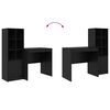vidaXL P&ouml;yt&auml; laatikon kanssa 2 pcs Musta tammi.
